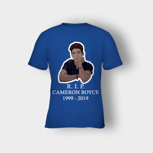 RIP-Cameron-Boyce-1999-2019-Rest-in-Peace-Cameron-Boyce-Kids-T-Shirt-Royal