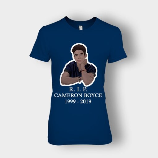 RIP-Cameron-Boyce-1999-2019-Rest-in-Peace-Cameron-Boyce-Ladies-T-Shirt-Navy