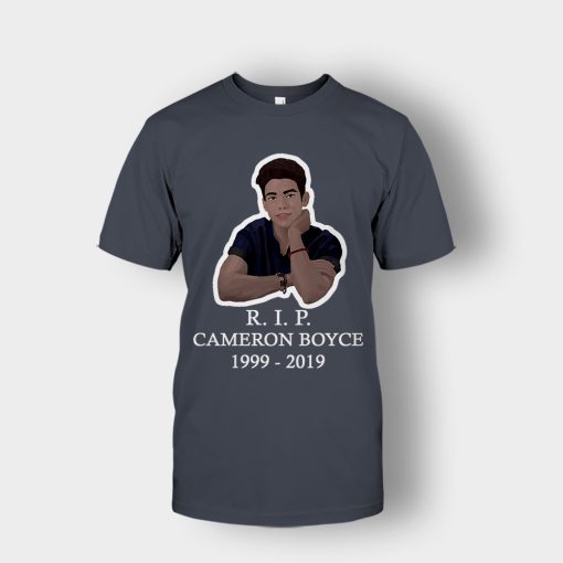 RIP-Cameron-Boyce-1999-2019-Rest-in-Peace-Cameron-Boyce-Unisex-T-Shirt-Dark-Heather