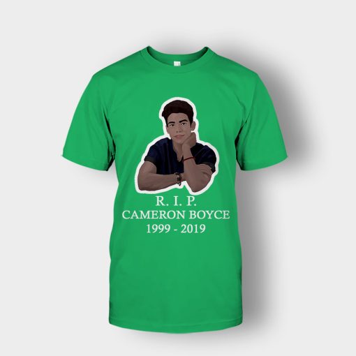 RIP-Cameron-Boyce-1999-2019-Rest-in-Peace-Cameron-Boyce-Unisex-T-Shirt-Irish-Green