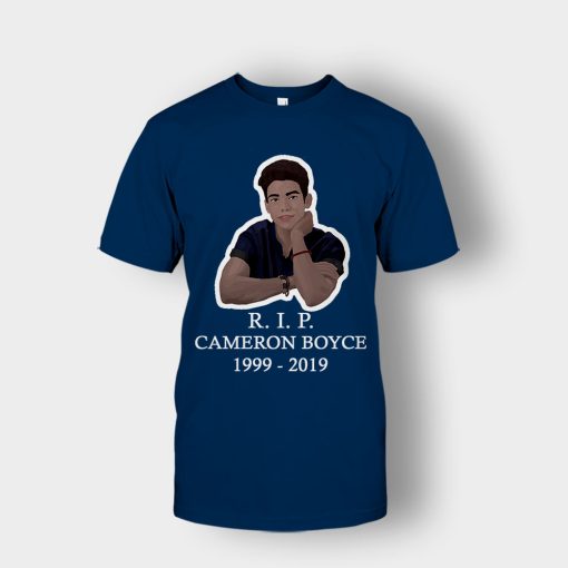 RIP-Cameron-Boyce-1999-2019-Rest-in-Peace-Cameron-Boyce-Unisex-T-Shirt-Navy