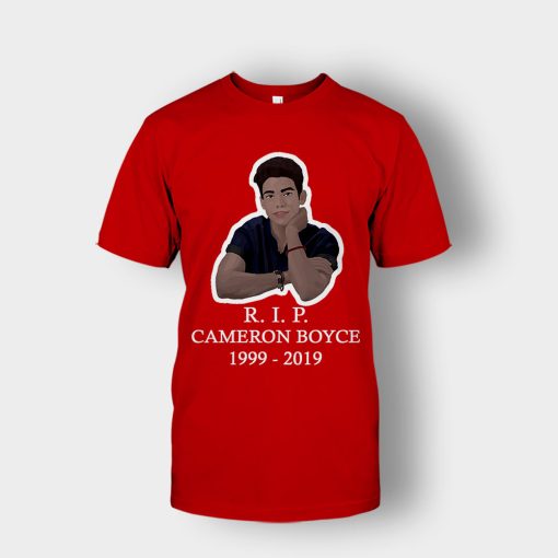 RIP-Cameron-Boyce-1999-2019-Rest-in-Peace-Cameron-Boyce-Unisex-T-Shirt-Red