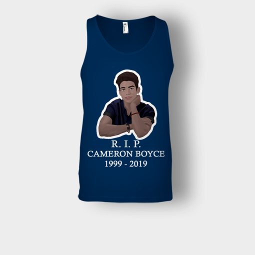 RIP-Cameron-Boyce-1999-2019-Rest-in-Peace-Cameron-Boyce-Unisex-Tank-Top-Navy