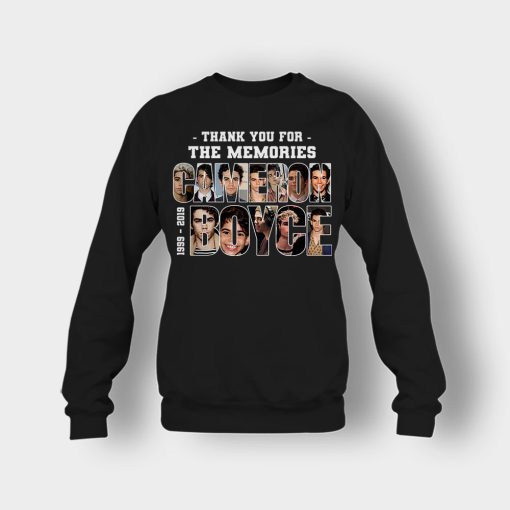 RIP-Cameron-Boyce-1999-2019-Thank-You-For-The-Memories-Rest-In-Peace-Crewneck-Sweatshirt-Black