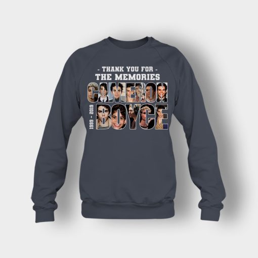 RIP-Cameron-Boyce-1999-2019-Thank-You-For-The-Memories-Rest-In-Peace-Crewneck-Sweatshirt-Dark-Heather