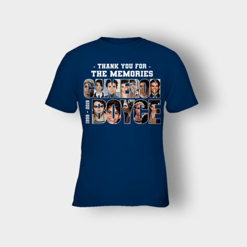 RIP-Cameron-Boyce-1999-2019-Thank-You-For-The-Memories-Rest-In-Peace-Kids-T-Shirt-Navy