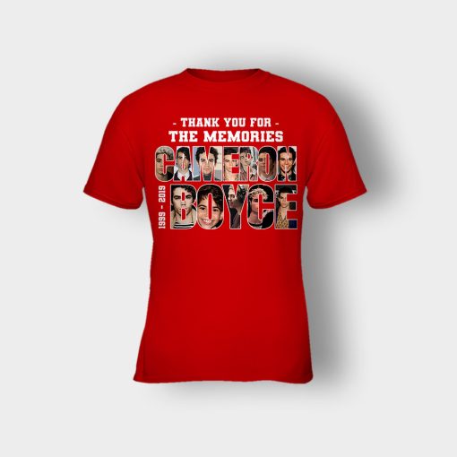 RIP-Cameron-Boyce-1999-2019-Thank-You-For-The-Memories-Rest-In-Peace-Kids-T-Shirt-Red