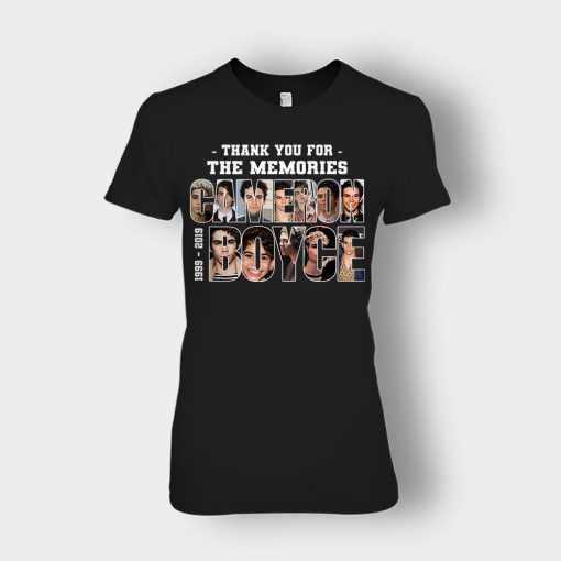 RIP-Cameron-Boyce-1999-2019-Thank-You-For-The-Memories-Rest-In-Peace-Ladies-T-Shirt-Black