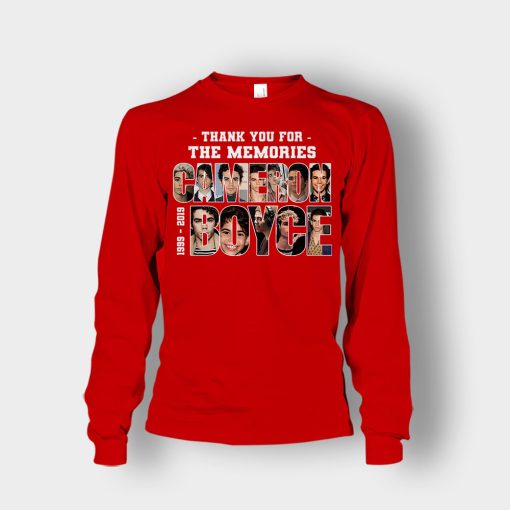 RIP-Cameron-Boyce-1999-2019-Thank-You-For-The-Memories-Rest-In-Peace-Unisex-Long-Sleeve-Red