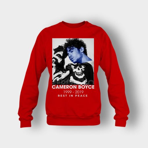 RIP-Cameron-Boyce-1999-E28093-2019-rest-in-peace-Crewneck-Sweatshirt-Red