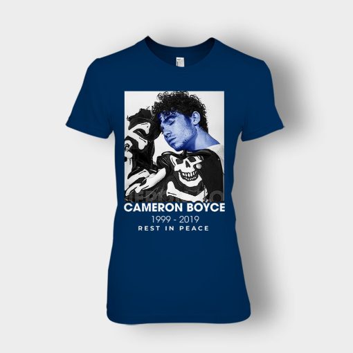 RIP-Cameron-Boyce-1999-E28093-2019-rest-in-peace-Ladies-T-Shirt-Navy