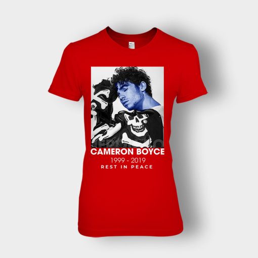 RIP-Cameron-Boyce-1999-E28093-2019-rest-in-peace-Ladies-T-Shirt-Red