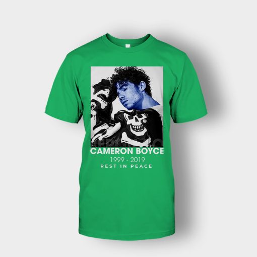RIP-Cameron-Boyce-1999-E28093-2019-rest-in-peace-Unisex-T-Shirt-Irish-Green