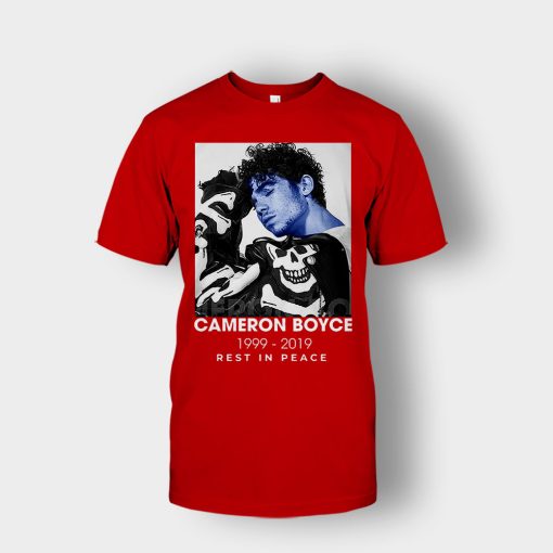 RIP-Cameron-Boyce-1999-E28093-2019-rest-in-peace-Unisex-T-Shirt-Red