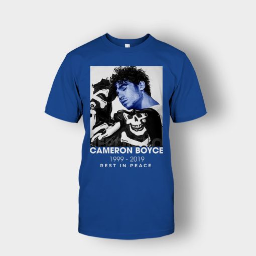RIP-Cameron-Boyce-1999-E28093-2019-rest-in-peace-Unisex-T-Shirt-Royal