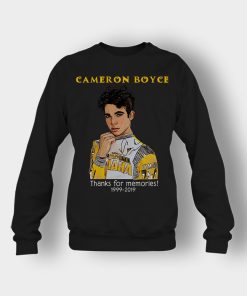 RIP-Cameron-Boyce-thanks-for-memories-1999-2019-Crewneck-Sweatshirt-Black
