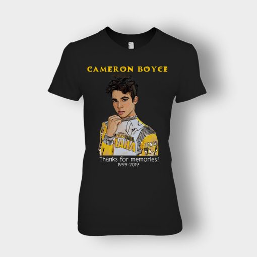 RIP-Cameron-Boyce-thanks-for-memories-1999-2019-Ladies-T-Shirt-Black