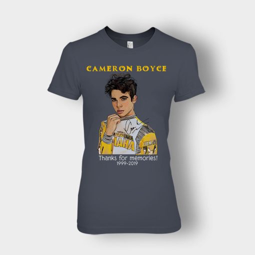 RIP-Cameron-Boyce-thanks-for-memories-1999-2019-Ladies-T-Shirt-Dark-Heather