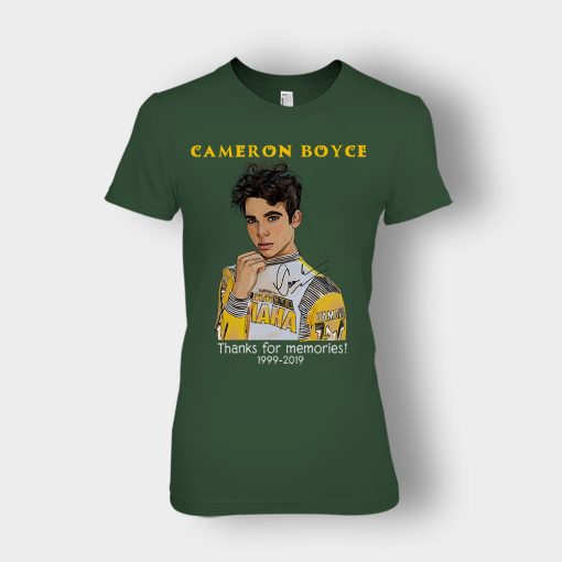 RIP-Cameron-Boyce-thanks-for-memories-1999-2019-Ladies-T-Shirt-Forest