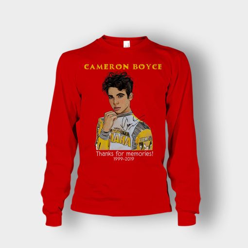 RIP-Cameron-Boyce-thanks-for-memories-1999-2019-Unisex-Long-Sleeve-Red