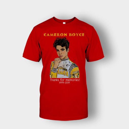 RIP-Cameron-Boyce-thanks-for-memories-1999-2019-Unisex-T-Shirt-Red