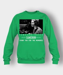 RIP-Cameron-Boyce-thanks-for-memories-Signature-Crewneck-Sweatshirt-Irish-Green