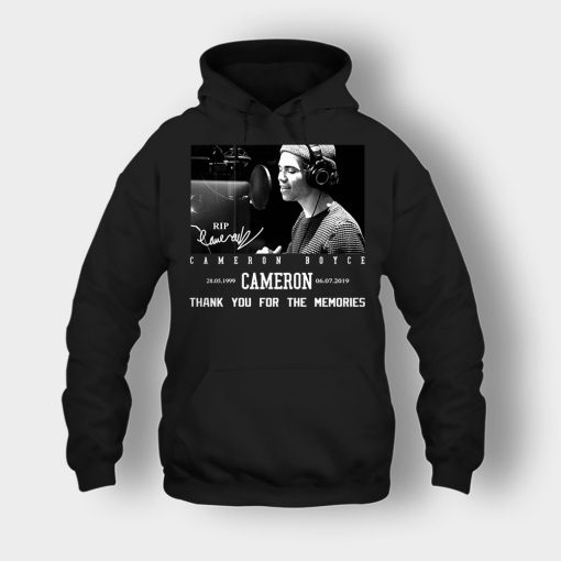 RIP-Cameron-Boyce-thanks-for-memories-Signature-Unisex-Hoodie-Black