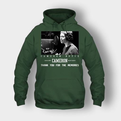 RIP-Cameron-Boyce-thanks-for-memories-Signature-Unisex-Hoodie-Forest