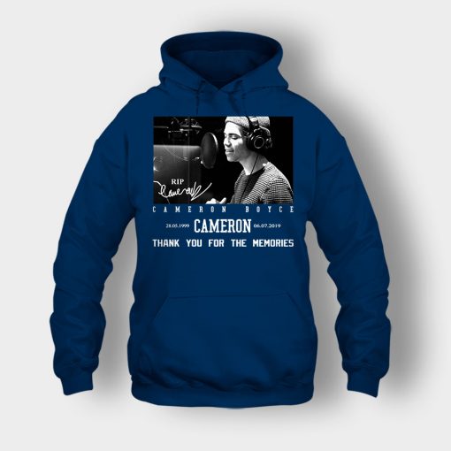 RIP-Cameron-Boyce-thanks-for-memories-Signature-Unisex-Hoodie-Navy