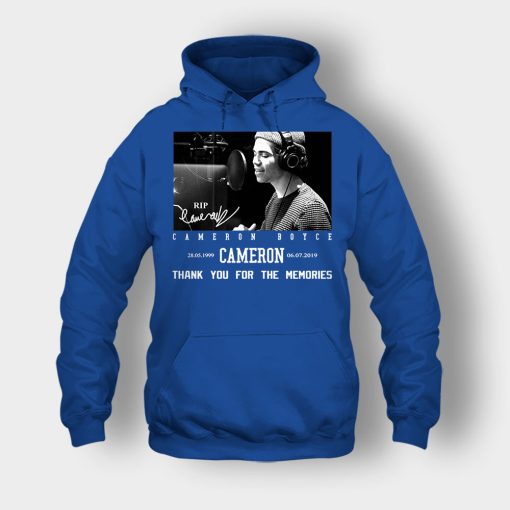 RIP-Cameron-Boyce-thanks-for-memories-Signature-Unisex-Hoodie-Royal