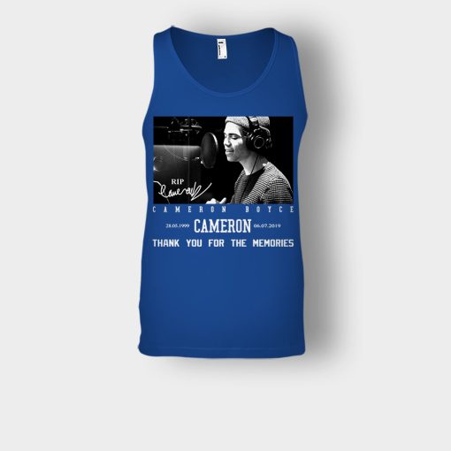 RIP-Cameron-Boyce-thanks-for-memories-Signature-Unisex-Tank-Top-Royal