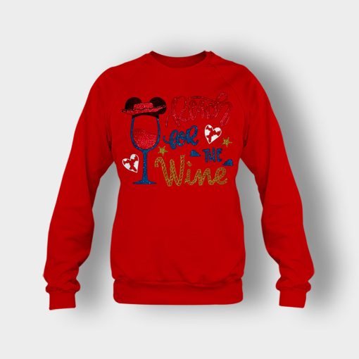 Read-For-The-Wine-Disney-Toy-Story-Crewneck-Sweatshirt-Red