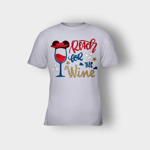 Read-For-The-Wine-Disney-Toy-Story-Kids-T-Shirt-Sport-Grey