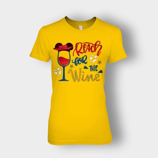 Read-For-The-Wine-Disney-Toy-Story-Ladies-T-Shirt-Gold