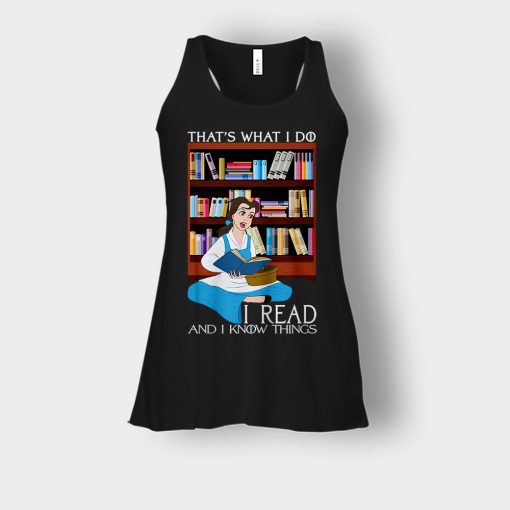 Reader-Disney-Beauty-And-The-Beast-Bella-Womens-Flowy-Tank-Black