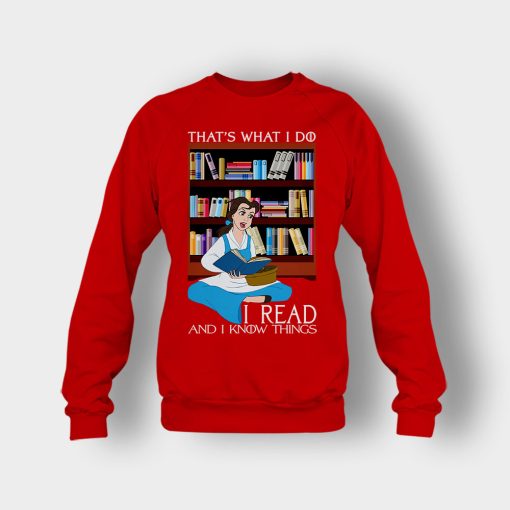 Reader-Disney-Beauty-And-The-Beast-Crewneck-Sweatshirt-Red