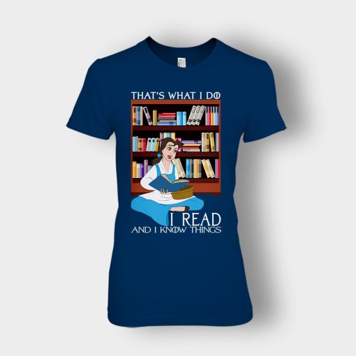 Reader-Disney-Beauty-And-The-Beast-Ladies-T-Shirt-Navy