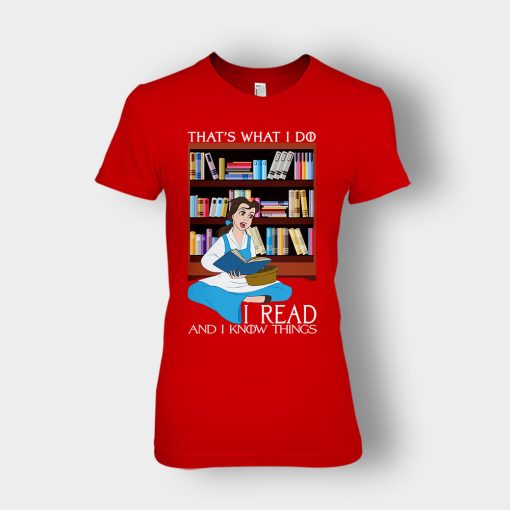 Reader-Disney-Beauty-And-The-Beast-Ladies-T-Shirt-Red