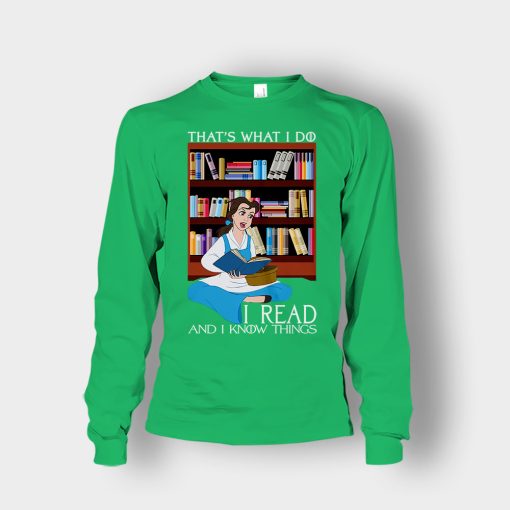 Reader-Disney-Beauty-And-The-Beast-Unisex-Long-Sleeve-Irish-Green