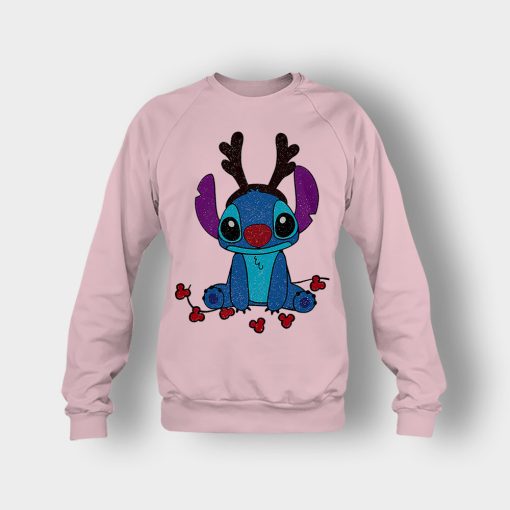 Resting-Christmas-Face-Disney-Lilo-And-Stitch-Crewneck-Sweatshirt-Light-Pink