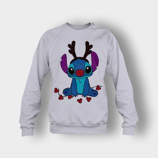 Resting-Christmas-Face-Disney-Lilo-And-Stitch-Crewneck-Sweatshirt-Sport-Grey