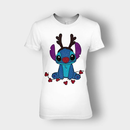 Resting-Christmas-Face-Disney-Lilo-And-Stitch-Ladies-T-Shirt-White