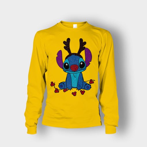 Resting-Christmas-Face-Disney-Lilo-And-Stitch-Unisex-Long-Sleeve-Gold