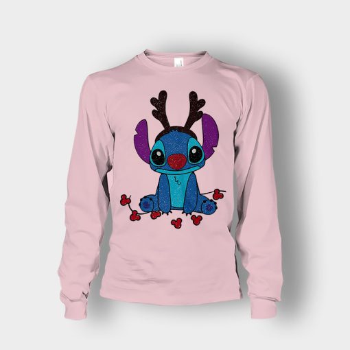 Resting-Christmas-Face-Disney-Lilo-And-Stitch-Unisex-Long-Sleeve-Light-Pink