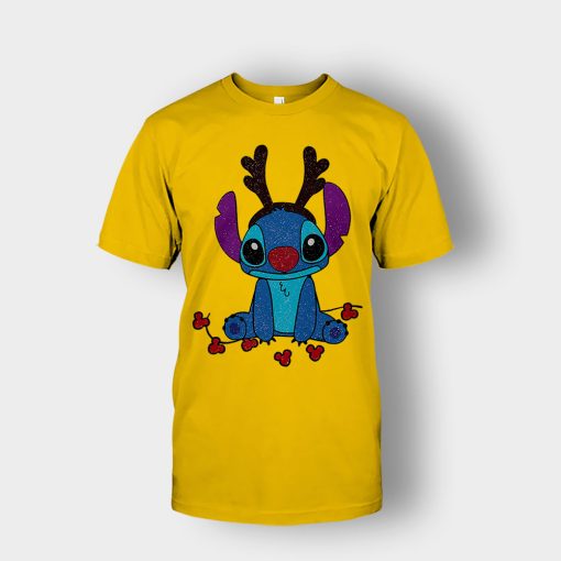 Resting-Christmas-Face-Disney-Lilo-And-Stitch-Unisex-T-Shirt-Gold