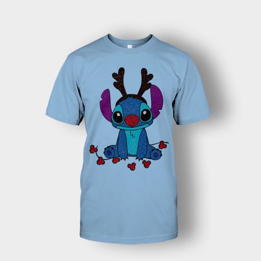 Resting-Christmas-Face-Disney-Lilo-And-Stitch-Unisex-T-Shirt-Light-Blue