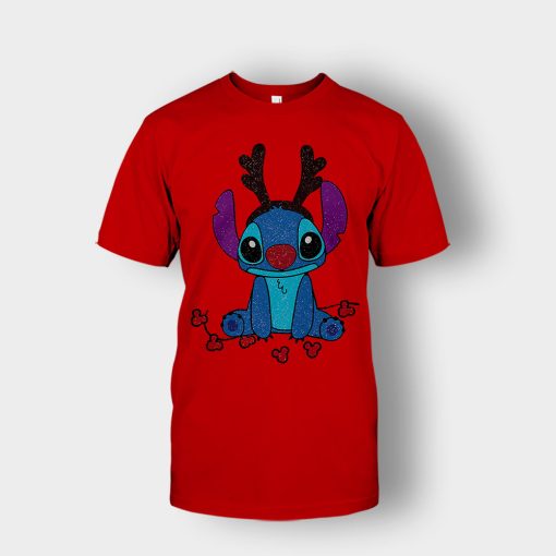 Resting-Christmas-Face-Disney-Lilo-And-Stitch-Unisex-T-Shirt-Red