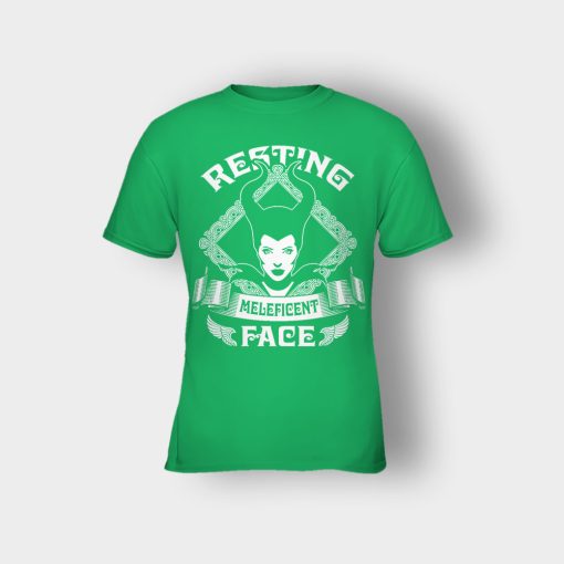 Resting-Maleficient-Face-Disney-Maleficient-Inspired-Kids-T-Shirt-Irish-Green