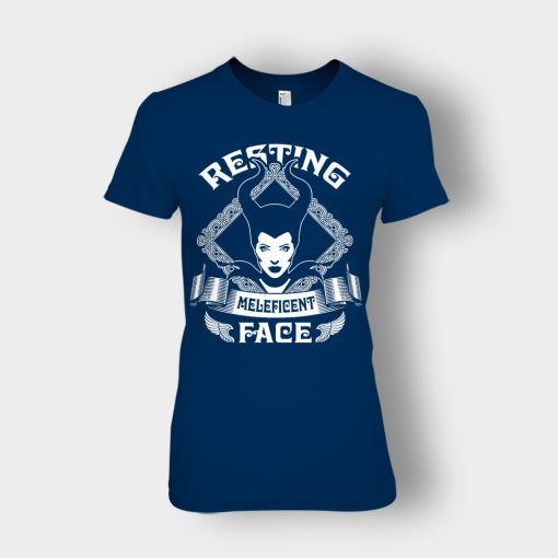 Resting-Maleficient-Face-Disney-Maleficient-Inspired-Ladies-T-Shirt-Navy