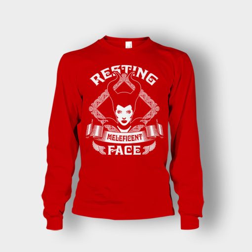 Resting-Maleficient-Face-Disney-Maleficient-Inspired-Unisex-Long-Sleeve-Red